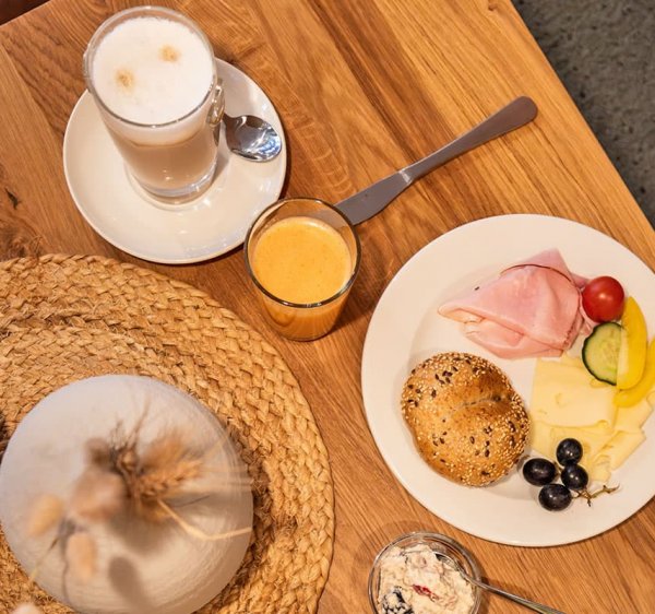 Frühstücken im Aparthotel Jägerheim